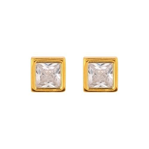 Zirkonia oorknopjes – fijne sieraden – 925 sterling zilver, hypoallergeen – 1 paar