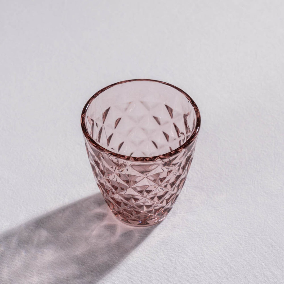 Glas 27cl roze Prisma - Set van 4