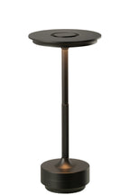 J-Line lamp Touch - kunststof - zwart - LED