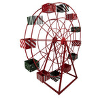 Kerstdecoratie Reuzenrad 167x59x170 cm Rood Metaal