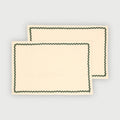 Tafelmat | Clara eucalyptus katoenen tafelmatten-set van 2 van Sanctuary Living