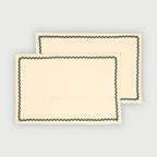 Tafelmat | Clara eucalyptus katoenen tafelmatten-set van 2 van Sanctuary Living