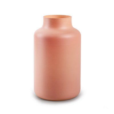 Eco vaas 'gigi' mat roze h25 d14,5 cm