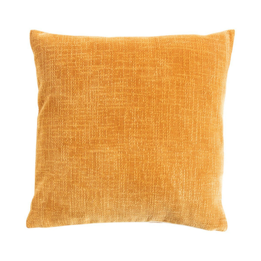 Kussen Empress velvet slub oker 45x45cm