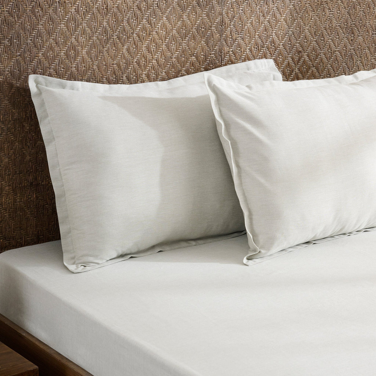 Bedset | Katoenen koord Rib Wildflower schetsen | Koning, 8-delige set