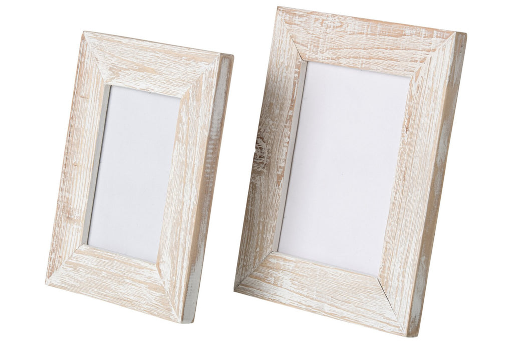 J-Line Fotolijst - hout - gebroken wit - large