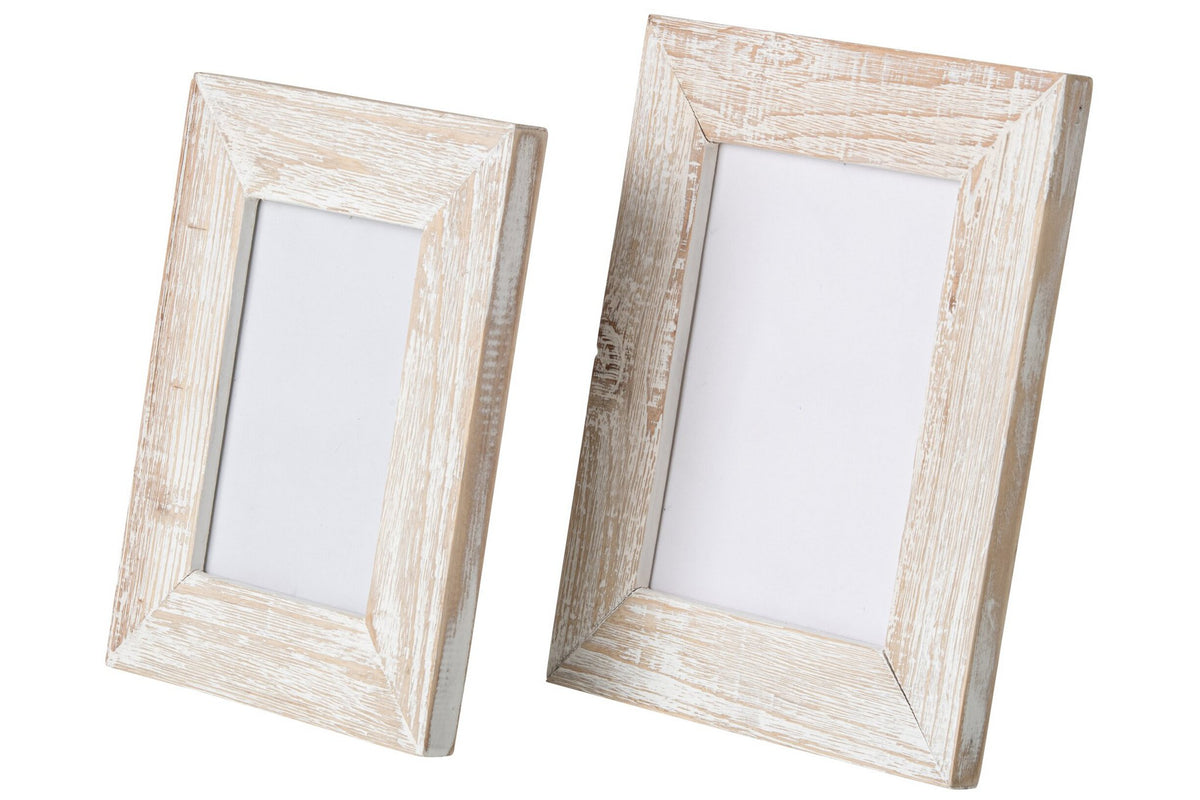 J-Line Fotolijst - hout - gebroken wit - large