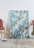 Schilderij Alaminos Blauw 120x80 cm