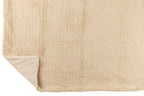 J-Line deken - polyester - beige