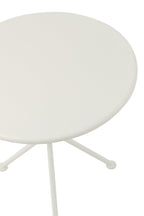 J-Line tafel Tripod Rond - metaal - wit - S