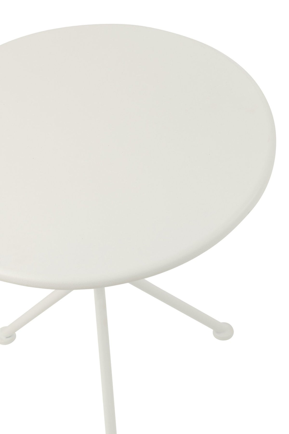 J-Line tafel Tripod Rond - metaal - wit - S